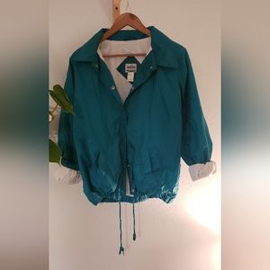 Vintage pine-green windbreaker, Perfect condition